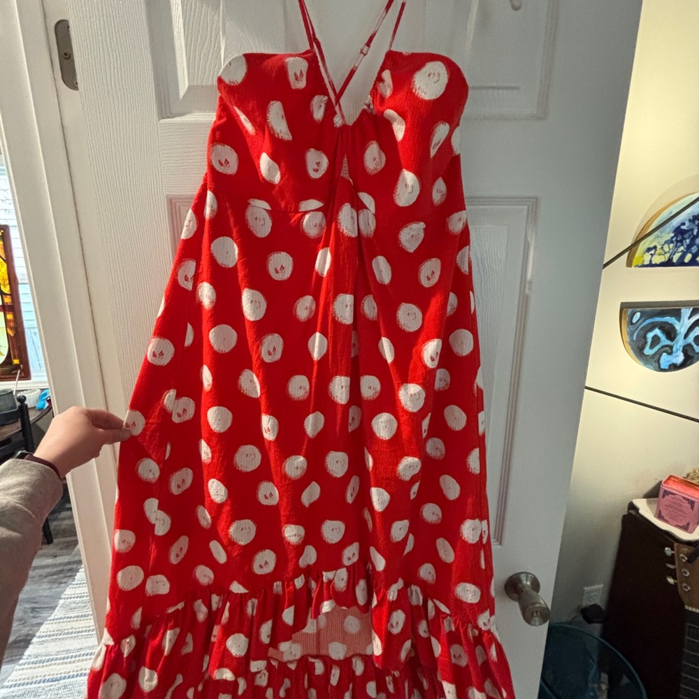 NWT Anthropologie Hi-low Halter Dress
